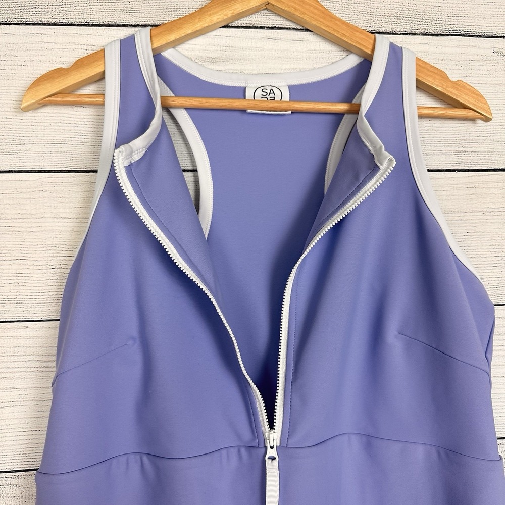 SAGE Women's Lined Stretch Active Dress w/ Built In Shorts Size XXL Athletic - Picture 5 of 11